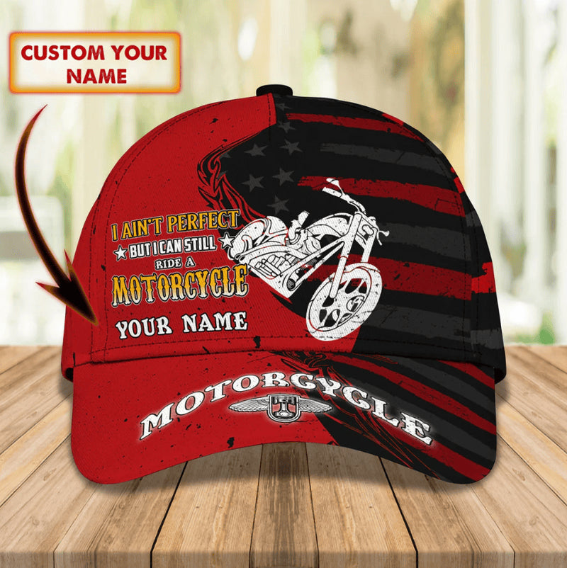 Bikergod Motorcycle I Can Still Ride Motorcycle Custom Name Classic Cap NAJA444