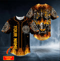 Bikergod Motorcycle Custom Name Baseball Shirt Design 3D Full Printed High Quality - NMQI04