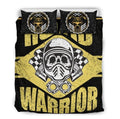 Bikergod Motorcycle Biker ROAD WARRIOR Bedding Set Cover Design 3D - NAOA369