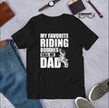 Bikergod Motorcycle My favorite riding buddies Call Me Dad T-shirt Design 2D Full Printed Sizes S - 5XL - NAIA61