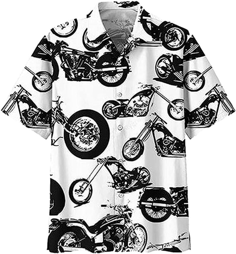 Bikergod Motorcycle COTTON Hawaii Shirt Design 3D Full Printed Sizes S - 5XL NAOA226