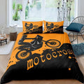Bikergod Motorcycle Motocross Rider Bedding Set Cover Design 3D - NAOA356