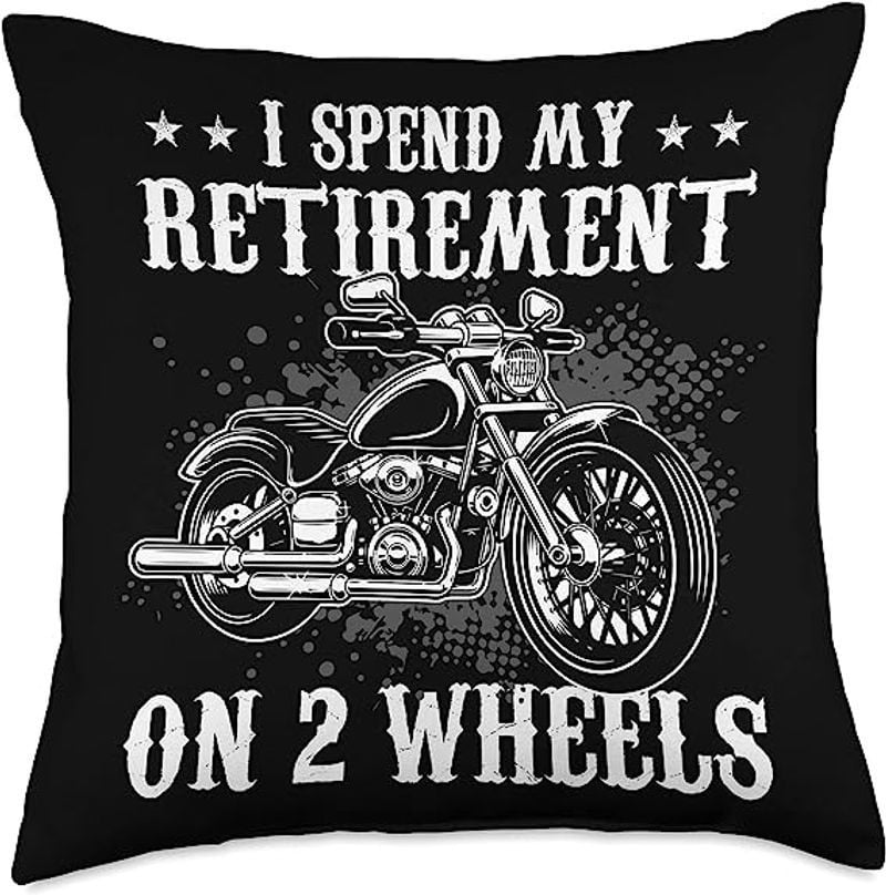 Bikergod Motorcycles I Spend My Retirement On 2 Wheels Pillow Case Design 3D Full Printed NAOA334