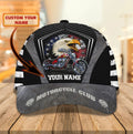 Bikergod Motorcycle Custom Name Classic Cap NAJA445