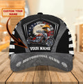 Bikergod Motorcycle Custom Name Classic Cap NAJA445