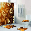 Bikergod Motorcycle Motor Machine Bathroom Decor Set NMBR33