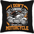 Bikergod Motorcycles I Don't Snore I Dream I'm A Motorcycle Pillow Case Design 3D Full Printed NAOA332