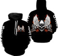 Bikergod Motorcycle Born To Ride Custom Name And Number  Hoodie Design 3D Full Printed Sizes S - 5XL - NMQE103B
