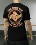 Bikergod Motorcycle True bikers have brother hood Honor loyalty respect T-shirt, Crew-neck Sweatshirt, Hoodie, Tank Top, V-neck T-shirt Design 2D Full Printed Sizes S - 5XL - NAJA433