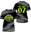 Bikergod Motorcycle Motorcross Racing Custom Name And Number  T-shirt Design 3D Full Printed Sizes S - 5XL - NMQE57