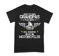 Bikergod Motorcycle Old Enough To Retire Strong Enough To Ride Motorcycle T-shirt Design 2D Full Printed Sizes S - 5XL - NAOA168
