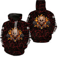 Bikergod Motorcycle Custom Name And Number  Hoodie Design 3D Full Printed Sizes S - 5XL - NMQE100B