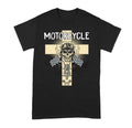 Bikergod Motorcycle Christian Cross Skull Biker T-shirt Design 2D Full Printed Sizes S - 5XL - NAOA174