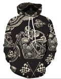 Bikergod Motorcycle Skull Biker  Hoodie Design 3D Full Printed Sizes S - 5XL - NAJA456
