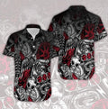 Bikergod Motorcycles Skull Art Button Shirt Design 3D Full Printed Sizes S - 5XL NMAR271