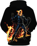 Bikergod Motorcycle Ghost Rider  Hoodie Design 3D Full Printed Sizes S - 5XL - NAQA201