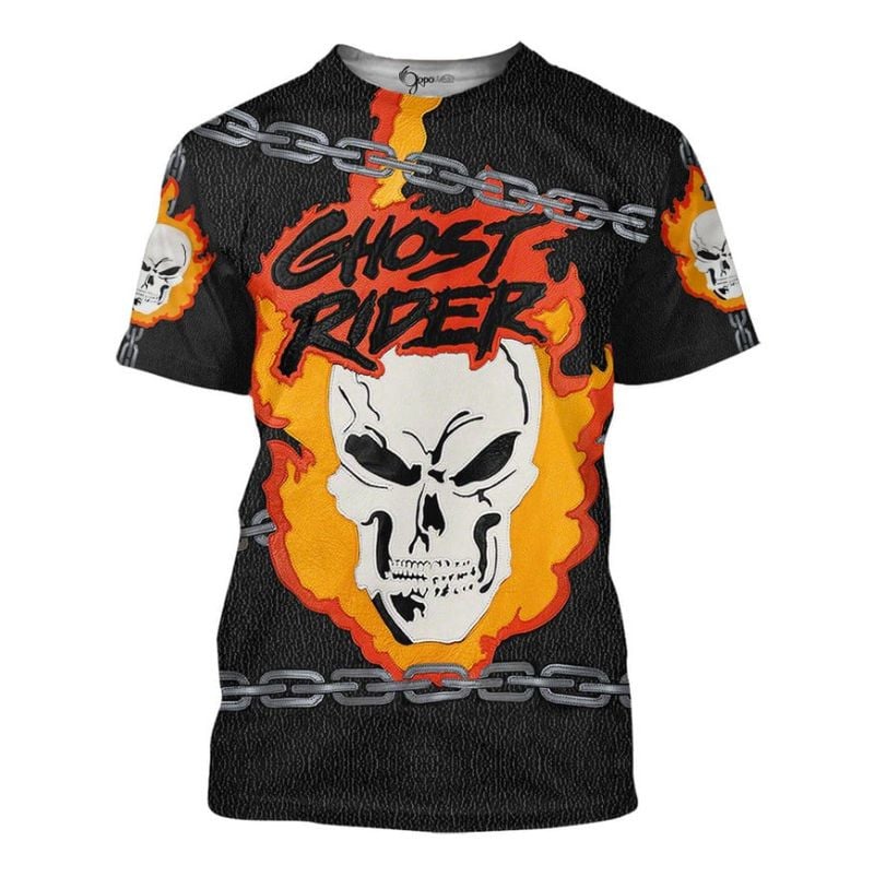 Bikergod Motorcycle Ghost Rider  T-shirt Design 3D Full Printed Sizes S - 5XL - NAJA454D