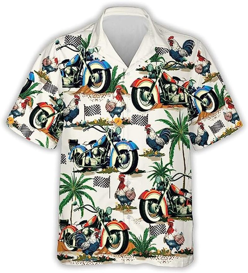 Bikergod Motorcycle COTTON Hawaii Shirt Design 3D Full Printed Sizes S - 5XL NAOA222