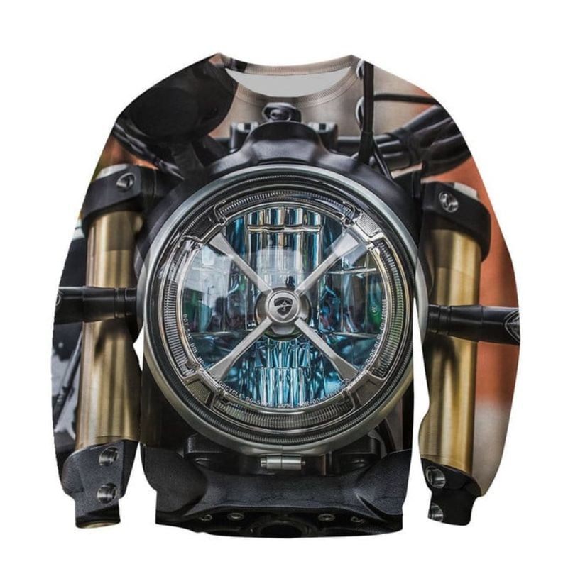 Bikergod Motorcycle COTTON Sweatshirt Design 3D Full Printed Sizes S - 5XL - NMAR262C
