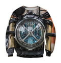 Bikergod Motorcycle COTTON Sweatshirt Design 3D Full Printed Sizes S - 5XL - NMAR262C