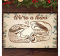 Bikergod Motorcycle We Are A Team Poster NANA71