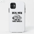 Bikergod Motorcycle Biker Real Men Ride On Three Wheels Phone Case Cover NMPC013