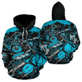 Bikergod Motorcycle Motocross  Hoodie Design 3D Full Printed Sizes S - 5XL - NAOA210