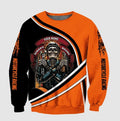 Bikergod Motorcycle Custom Name COTTON Sweatshirt Design 3D Full Printed Sizes S - 5XL - NAOA375F