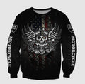 Bikergod Motorcycle COTTON Sweatshirt Design 3D Full Printed Sizes S - 5XL - NAOA373S