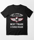 Bikergod Motorcycle Skull Biker I Got A New Bike T-shirt Design 2D Full Printed Sizes S - 5XL - NAKA342