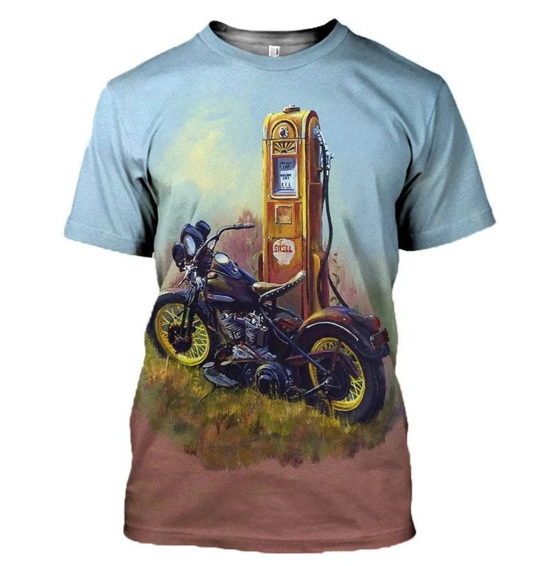 Bikergod Motorcycle  T-shirt Design 3D Full Printed Sizes S - 5XL - NMAR268A