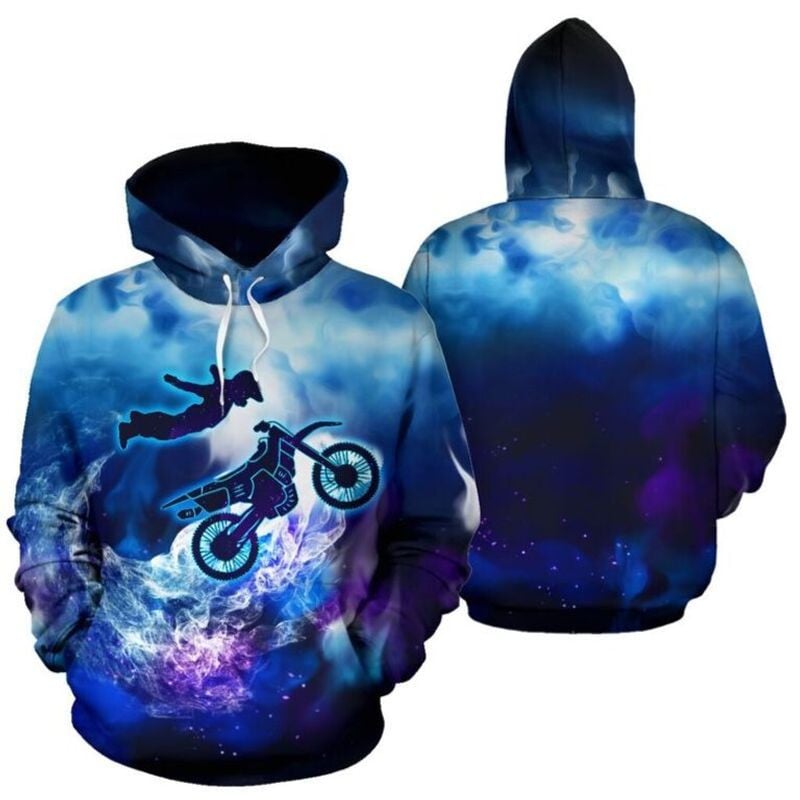 Bikergod Motorcycle Motocross  Hoodie Design 3D Full Printed Sizes S - 5XL - NAOA206