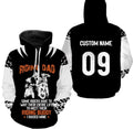 Bikergod Motorcycle Riding Dad Custom Name And Number  Hoodie Design 3D Full Printed Sizes S - 5XL - NMQE112B