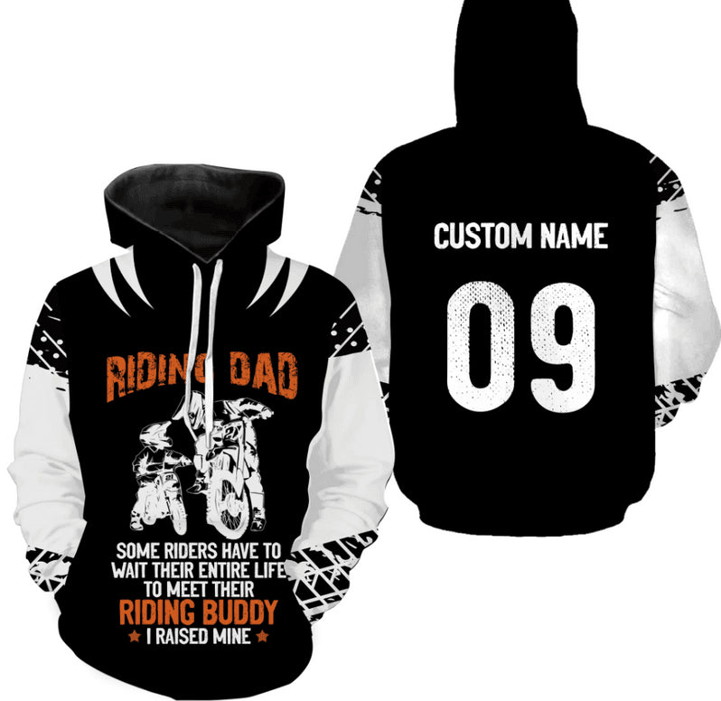 Bikergod Motorcycle Riding Dad Custom Name And Number  Hoodie Design 3D Full Printed Sizes S - 5XL - NMQE112B
