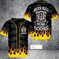 Bikergod Motorcycle Biker Rule You Touch My Bike I Touch Your Boobs Custom Name Baseball Shirt Design 3D Full Printed High Quality - NMAR259