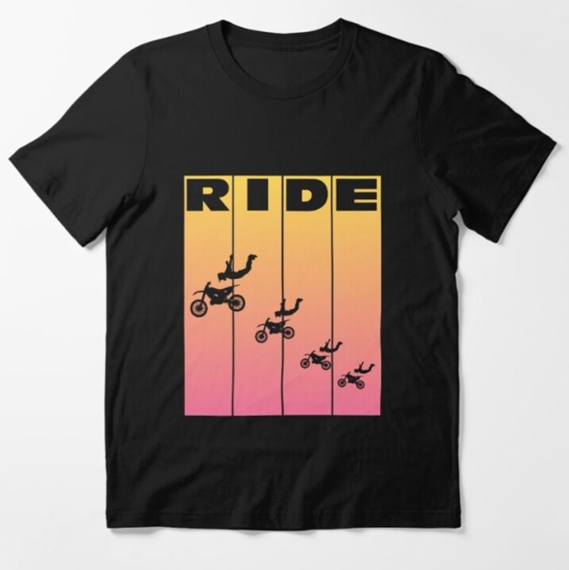 Bikergod Motorcycles Motocross Dirtbike T-shirt Design 2D Full Printed Sizes S - 5XL - NAGA544