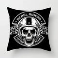 Bikergod Motorcycles Biker Skull Rebel Rider Pillow Case Design 3D Full Printed NAJA467