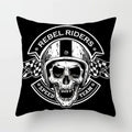 Bikergod Motorcycles Biker Skull Rebel Rider Pillow Case Design 3D Full Printed NAJA467