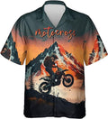 Bikergod Motorcycle Motocross COTTON Hawaii Shirt Design 3D Full Printed Sizes S - 5XL NAOA229