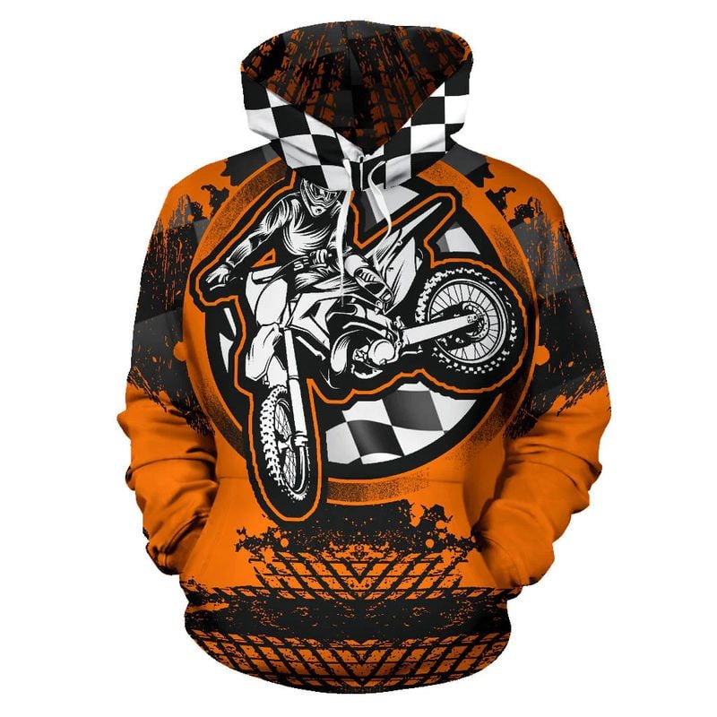 Bikergod Motorcycle Motocross  Hoodie Design 3D Full Printed Sizes S - 5XL - NAOA204
