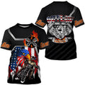 Bikergod Motorcycle Outlaw Born To Ride Custom Name  T-shirt Design 3D Full Printed Sizes S - 5XL - NMQE110