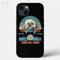 Bikergod Motorcycle Biker Bikes&Dogs Thats All I Need Phone Case Cover NMPC008