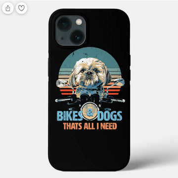 Bikergod Motorcycle Biker Bikes&Dogs Thats All I Need Phone Case Cover NMPC008