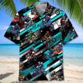 Bikergod Motorcycle Motocross Hawaii Shirt Design 3D Full Printed Sizes S - 5XL NASA451