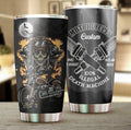 Bikergod Motorcycle Death Machine Skull Biker Stainless Steel 20 Oz Tumbler- NAOA188