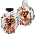 Bikergod Motorcycle Xtreme Motocross Custom Name And Number  Hoodie Design 3D Full Printed Sizes S - 5XL - NMQE99B