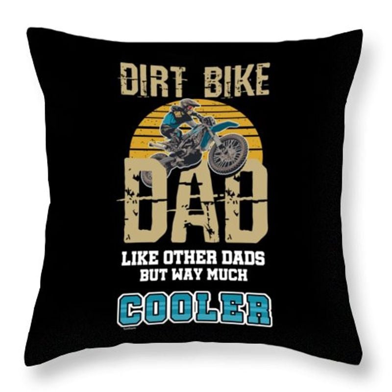 Bikergod Motorcycle Dirt Bike Dad Like Other Dads But Way Much Cooler Pillow Case Design 3D Full Printed TLUA16A