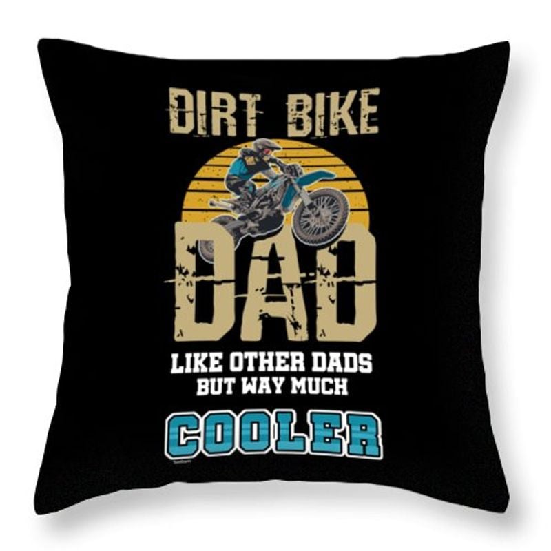 Bikergod Motorcycle Dirt Bike Dad Like Other Dads But Way Much Cooler Pillow Case Design 3D Full Printed TLUA16A