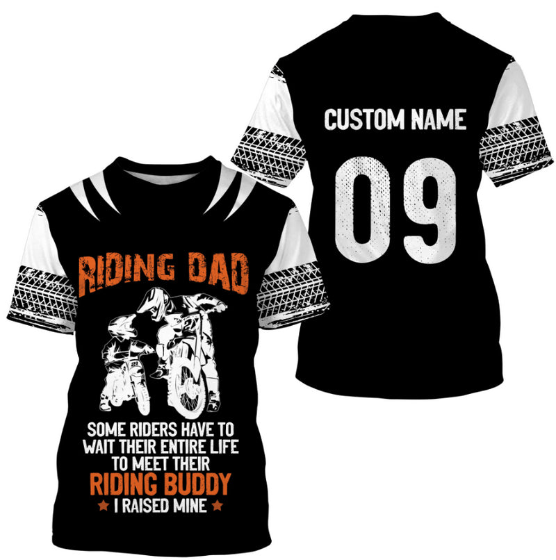 Bikergod Motorcycle Riding Dad Custom Name And Number  T-shirt Design 3D Full Printed Sizes S - 5XL - NMQE112A