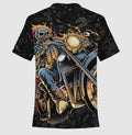 Bikergod Motorcycle T-shirt Design 3D Full Printed Sizes S - 5XL - NMHN090